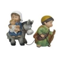 Huida a egipto altura 9,5 cm colección Little Xmas Reilaflor en latiendadelosbelenes