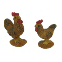 Gallo de durexina para figuras de 5 cm