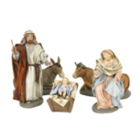 Nacimiento sin angel 12 cm Marmolina