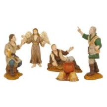 Anunciación a los pastores en 8 cm. Durexina de Oliver