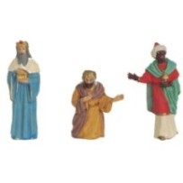 Reyes adorando 7 cm en plástico de Oliver