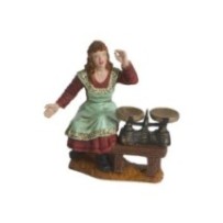 Vendedora 15 cm Durexina y Tela