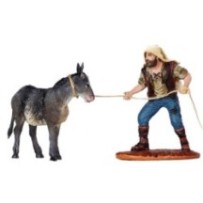 Arriero con burro 10 cm Durexina y tela