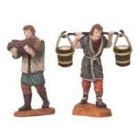 Caja 2 figuras 12 cm Durexina. (pastor cubos)