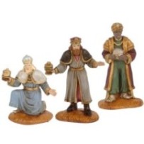 Reyes adorando 15 cm Durexina sin tela