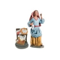 Pescadera en marmolina de 12 cm