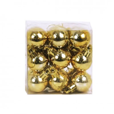 18 bolas de acetato en oro 3 cm de Oliver de Oliver