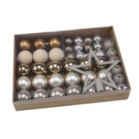 Caja de adornos surtidos multicolor 43 piezas de Oliver