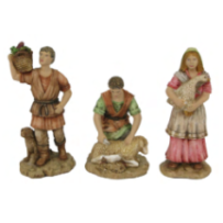 Reyes adorando 12 cm Marmolina