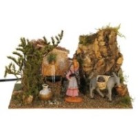 Fuente eléctica con samaritana de durexina