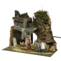 Molino eléctrico y molinero de durexina