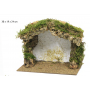 Cueva rústica de corcho con pared blanca para 8-10 cm Oliver