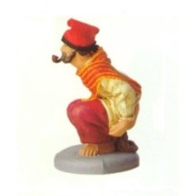 Caganer con barretina 12 cm, 12 unidades, de Oliver