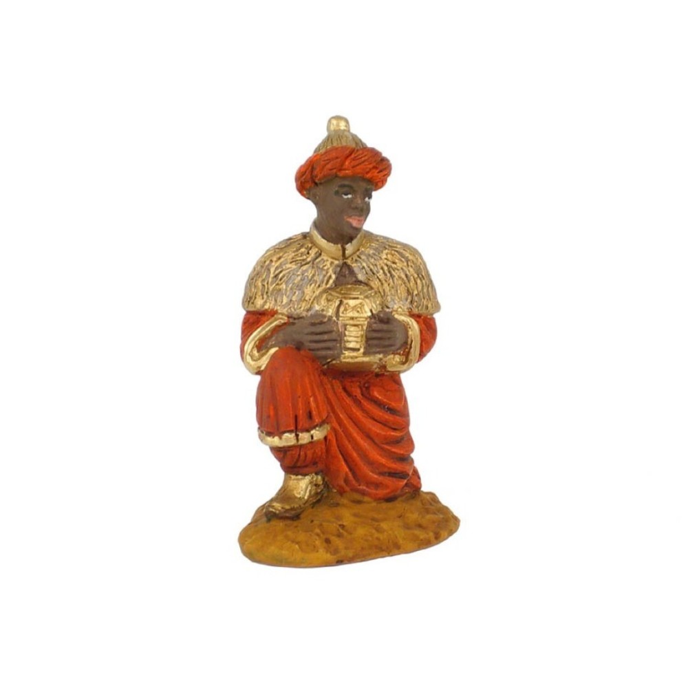 Rey negro adorando 8 cm (08042) Eco card de Oliver, 12 juegos