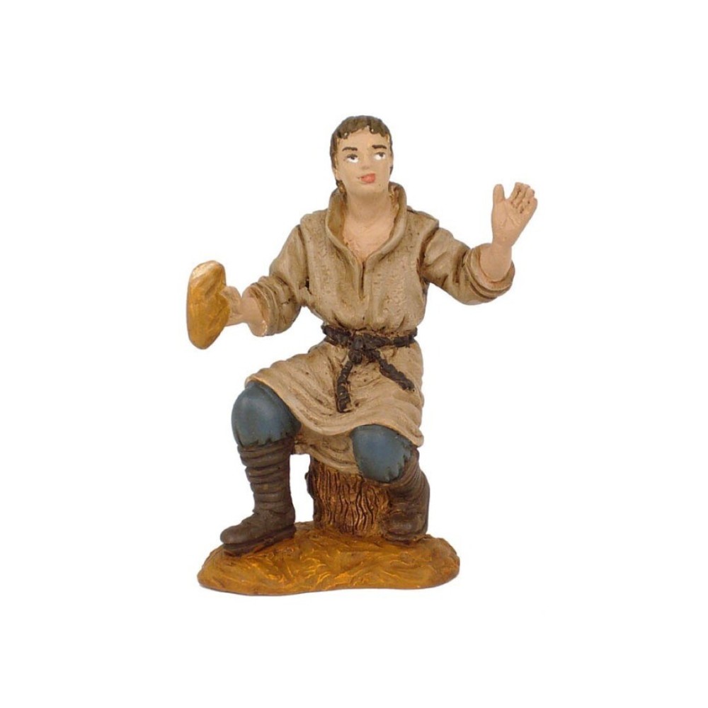 Pastor ofrenda pan 8 cm. Eco Card de Oliver, 6 juegos