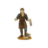 Pescador 8 cm. Eco Card de Oliver, 6 juegos