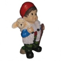 Pastor con oveja 45 cm