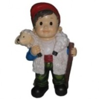 Pastor con oveja 45 cm
