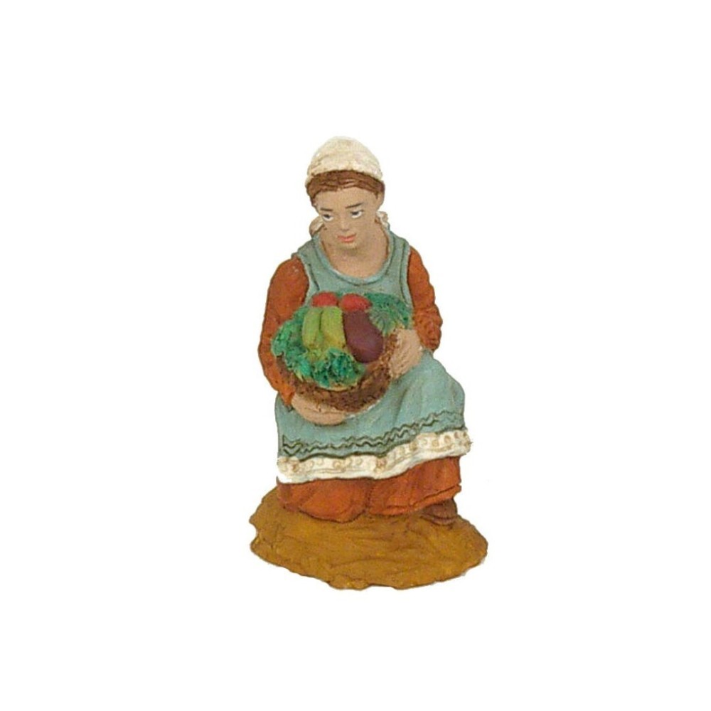 Pastora ofrenda fruta 10cm. Eco Card de Oliver, 6 packs