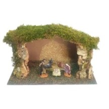 Cueva con nacimiento de 10 cm de Oliver