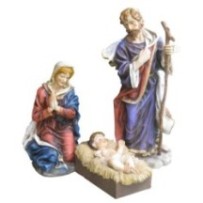 Nacimiento Resina  Alto 1 Metro Set 3 Piezas