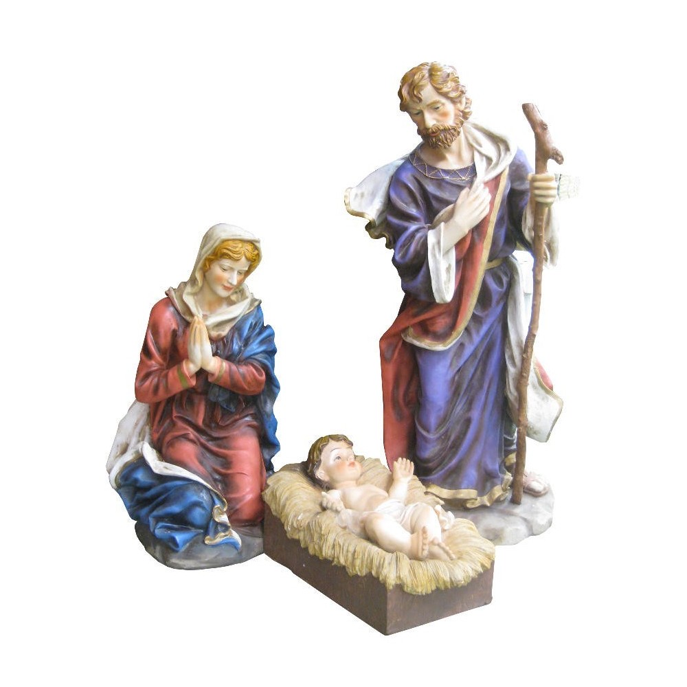Nacimiento Resina  Alto 1 Metro Set 3 Piezas