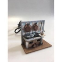 Cocina pequeña 8x5x7 cm