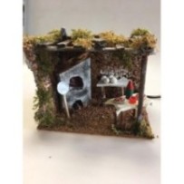 Cocina con mesa 15x11x12 cm