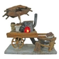 Puesto de castañas 5,5x7,5 cm