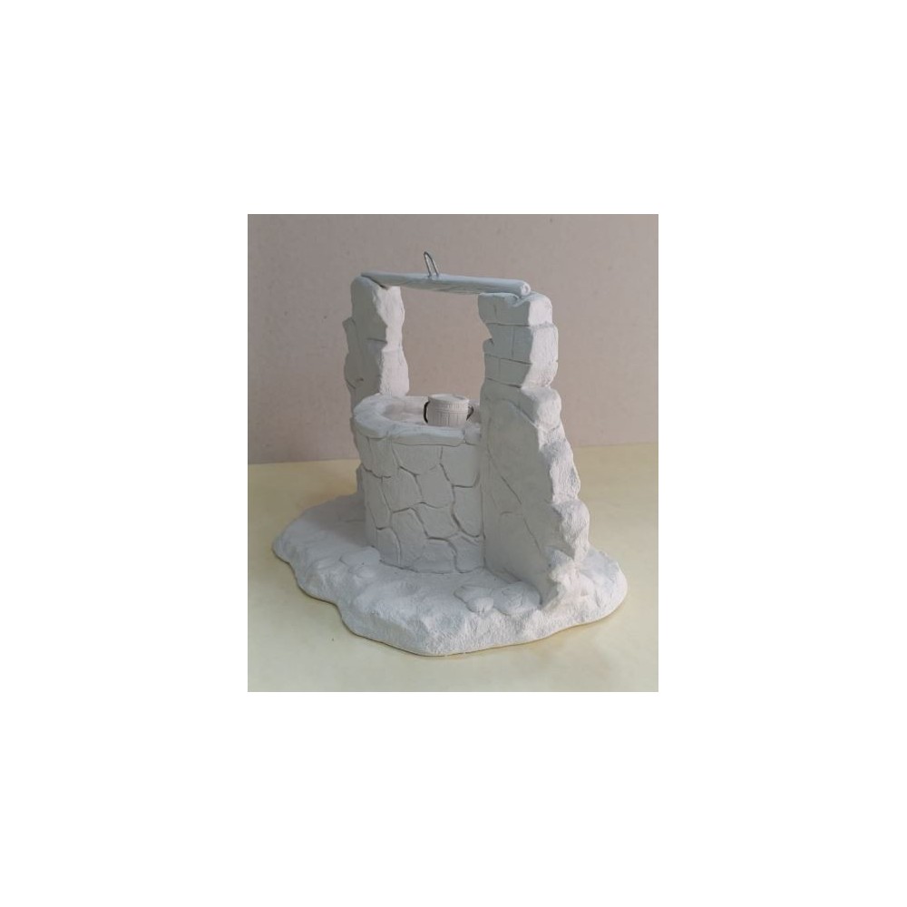 pozo-y-pocero-escayola-21cm-para-pintar-latiendadelosbelenes