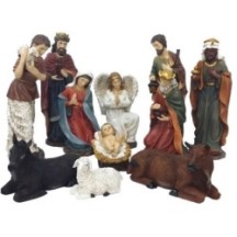 Conjunto Belén Adoración 11 Figuras (45cm) | Nacimiento, Reyes, Buey y Burro