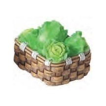 Cestos de hortalizas en miniatura