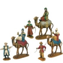 Reyes adorando 15 cm Durexina sin tela