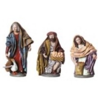 Caja 3 pastores 12 cm Marmolina