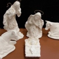 Nacimiento de escayola de 27 cm