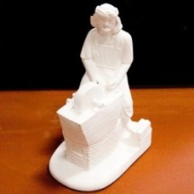 Afilador en escayola de 18 cm