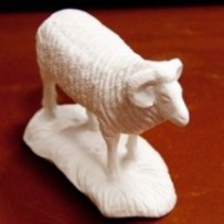 Carnero en escayola de 7 cm